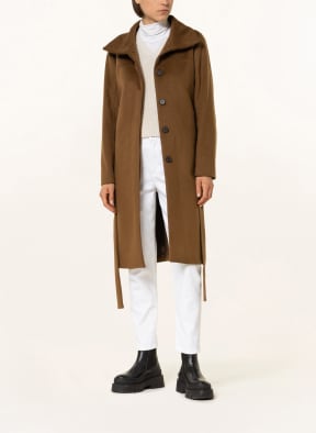 TIGER OF SWEDEN Wool coat CORIN, Color: BROWN (Image 1)