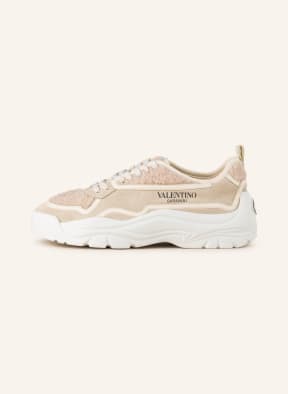 VALENTINO GARAVANI Sneakers GUMBOY with faux fur, Color: WHITE/ CREAM/ LIGHT PINK (Image 1)