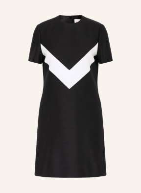 VALENTINO Sheath dress with silk, Color: BLACK/ WHITE (Image 1)