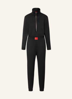 HUGO Lounge jumpsuit HOME GRL, Color: BLACK (Image 1)