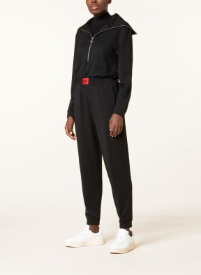 HUGO Lounge jumpsuit HOME GRL, Color: BLACK (Image 1)