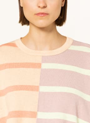 Free People Sweater, Color: SALMON/ LIGHT YELLOW/ DUSKY PINK (Image 1)