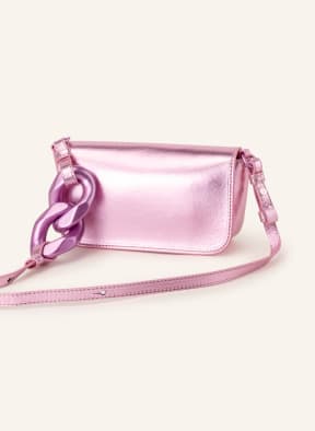JW ANDERSON Crossbody bag CHAIN BAGUETTE ANCHOR, Color: PINK (Image 1)