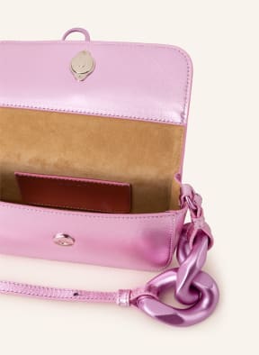 JW ANDERSON Crossbody bag CHAIN BAGUETTE ANCHOR, Color: PINK (Image 1)