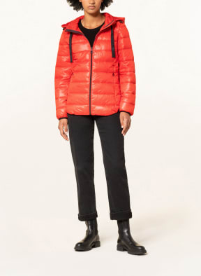 ESPRIT Steppjacke mit abnehmbarer Kapuze, Farbe: ROT (Bild 1)