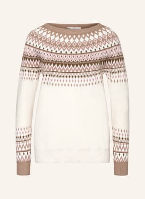 ESPRIT Pullover, Farbe: CREME/ ROSÉ/ HELLBRAUN (Bild 1)