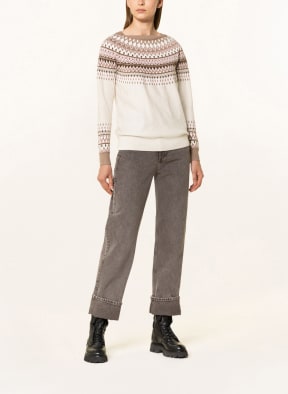 ESPRIT Pullover, Farbe: CREME/ ROSÉ/ HELLBRAUN (Bild 1)