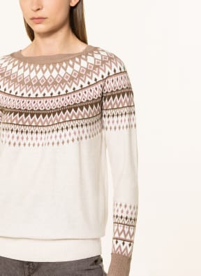 ESPRIT Pullover, Farbe: CREME/ ROSÉ/ HELLBRAUN (Bild 1)