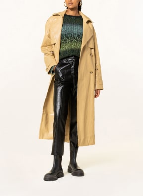 Lala Berlin Trench coat OLIVIA in leather look , Color: CAMEL (Image 1)