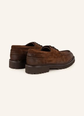 DOUCAL'S Platform lace-up shoes, Color: DARK BROWN (Image 1)