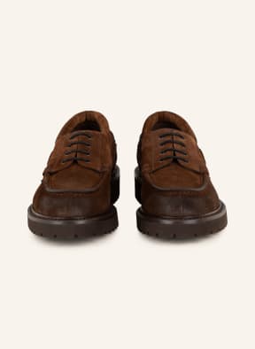 DOUCAL'S Platform lace-up shoes, Color: DARK BROWN (Image 1)