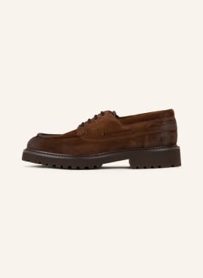 DOUCAL'S Platform lace-up shoes, Color: DARK BROWN (Image 1)