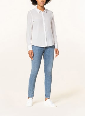 van Laack Shirt blouse CELLA made of silk, Color: WHITE (Image 1)