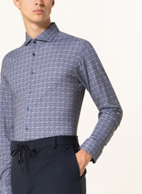 DESOTO Jerseyhemd Slim Fit, Farbe: BLAU/ BRAUN/ HELLBLAU (Bild 1)