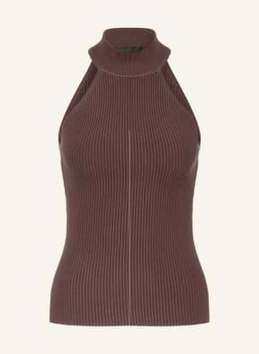 GUESS Knit top SHAYNA, Color: DARK BROWN (Image 1)