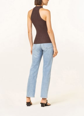 GUESS Knit top SHAYNA, Color: DARK BROWN (Image 1)