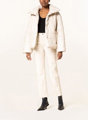 Nanushka Quilted jacket HIDE in leather look, Color: CREAM (Image 1)