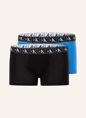 Calvin Klein 2er-Pack Boxershorts CK ONE , Farbe: SCHWARZ/ BLAU (Bild 1)