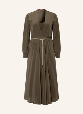MaxMara STUDIO Seidenkleid EPSILON , Farbe: KHAKI (Bild 1)