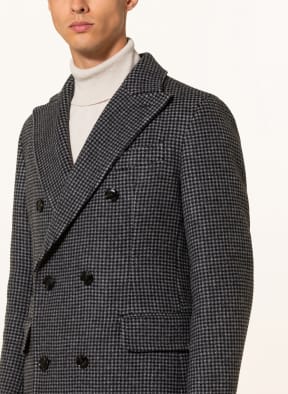 windsor. Wool coat CANTRO, Color: BLACK/ GRAY (Image 1)