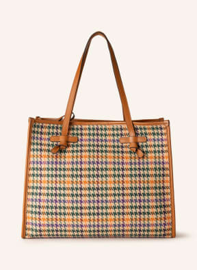 MARCELLA Club Shopper MARCELLA, Color: COGNAC/ CREAM/ PURPLE (Image 1)