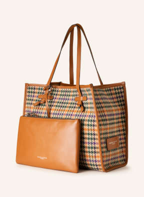MARCELLA Club Shopper MARCELLA, Color: COGNAC/ CREAM/ PURPLE (Image 1)