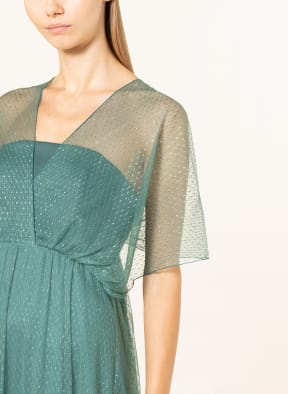 SWING Abendkleid mit Glitzergarn , Farbe: DUNKELGRÜN (Bild 1)