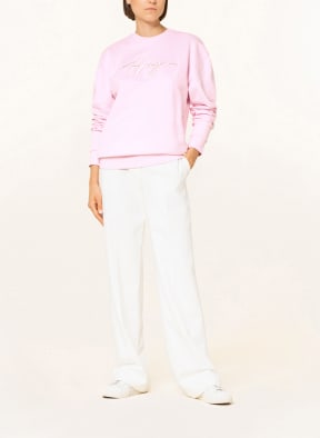 HUGO Sweatshirt EASY CREW, Farbe: HELLROSA (Bild 1)