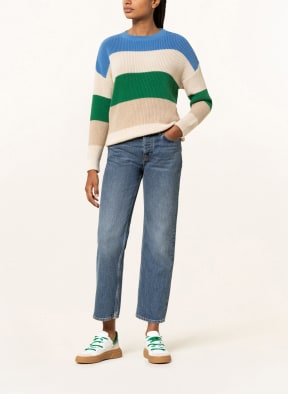 mavi Sweater , Color: CREAM/ BEIGE/ BLUE (Image 1)