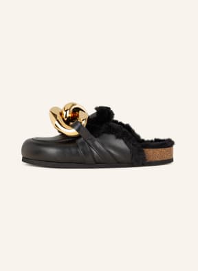 JW ANDERSON Slides CHAIN, Color: BLACK (Image 1)