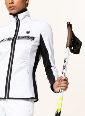 SPORTALM Midlayer-Jacke, Farbe: WEISS/ SCHWARZ (Bild 1)