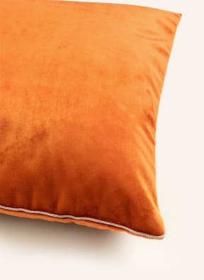 PAD Velvet decorative cushion cover ELEGANCE, Color: COGNAC (Image 1)