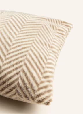 PAD Faux fur decorative cushion cover ZELLA, Color: CREAM/ BEIGE (Image 1)