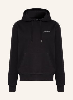 JACQUEMUS Hoodie LE SWEATSHIRT BRODÉ, Color: BLACK (Image 1)