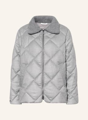 PESERICO Steppjacke mit Schmucksteinen, Farbe: GRAU (Bild 1)