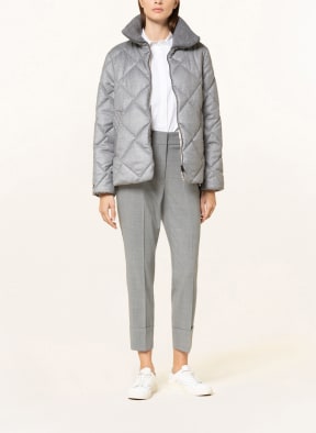 PESERICO Steppjacke mit Schmucksteinen, Farbe: GRAU (Bild 1)