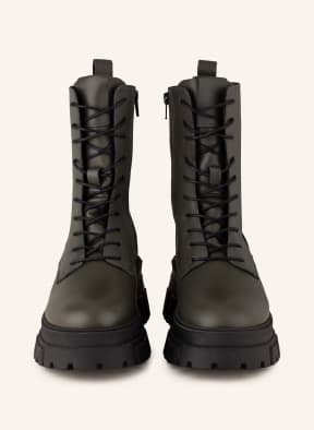 MRS & HUGS Lace-up boots, Color: KHAKI (Image 1)