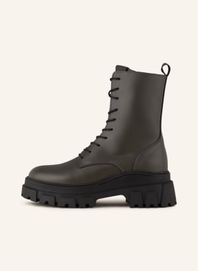 MRS & HUGS Lace-up boots, Color: KHAKI (Image 1)