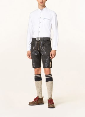 Hammerschmid Trachten-Lederhose ROTTAU, Farbe: DUNKELGRAU (Bild 1)
