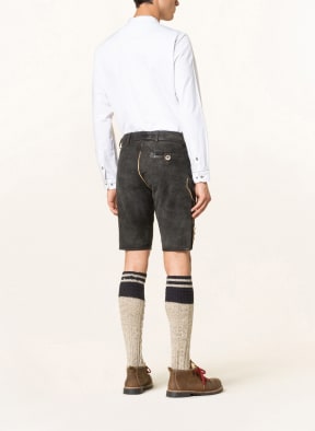 Hammerschmid Trachten-Lederhose ROTTAU, Farbe: DUNKELGRAU (Bild 1)