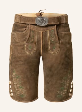 Hammerschmid Trachten-Lederhose KEMPTEN , Farbe: BRAUN (Bild 1)