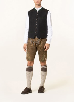 Hammerschmid Trachten-Lederhose KEMPTEN , Farbe: BRAUN (Bild 1)