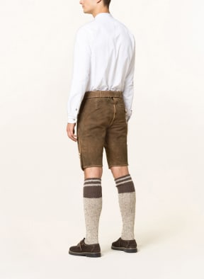 Hammerschmid Trachten-Lederhose KEMPTEN , Farbe: BRAUN (Bild 1)