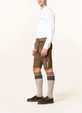Hammerschmid Trachten-Lederhose KEMPTEN , Farbe: BRAUN (Bild 1)