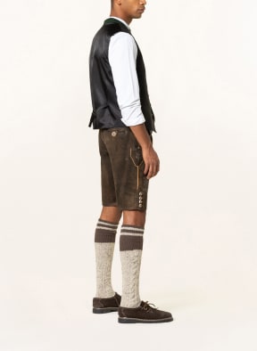 Hammerschmid Trachten-Lederhose PASSAU, Farbe: DUNKELBRAUN (Bild 1)