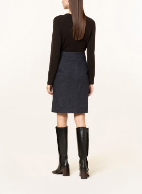 windsor. Denim skirt , Color: DARK BLUE (Image 1)
