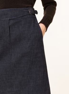 windsor. Denim skirt , Color: DARK BLUE (Image 1)