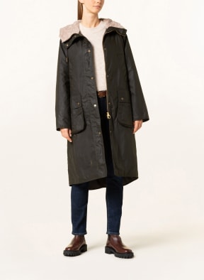 Barbour Parka GUNNISTER mit Kunstfell , Farbe: KHAKI (Bild 1)