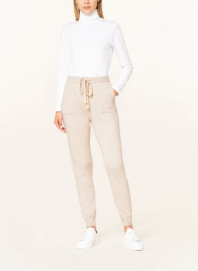 darling harbour Knit trousers, Color: BEIGE (Image 1)