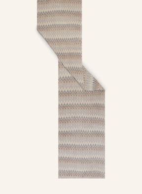 HEMISPHERE Cashmere scarf FARIS, Color: CREAM/ BEIGE/ BLUE GRAY (Image 1)